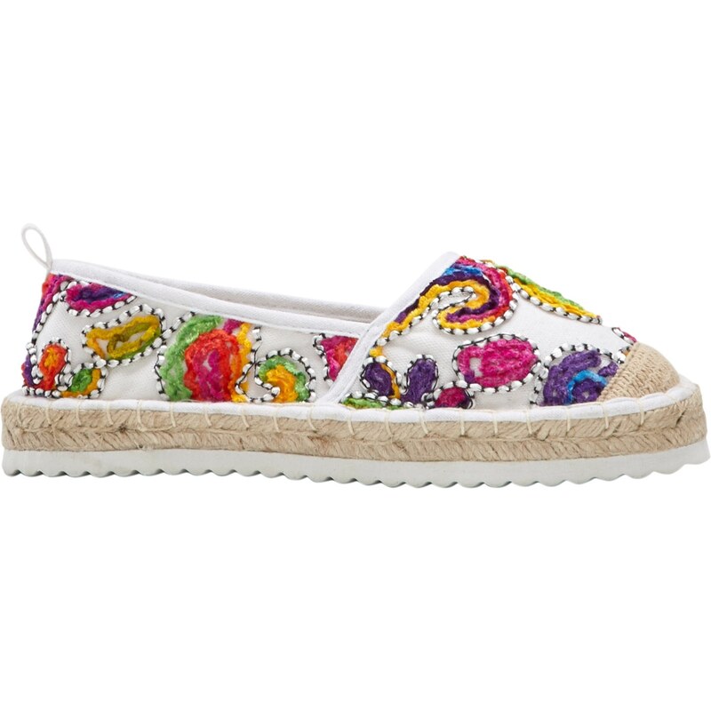 bonprix Espadrilky Bílá