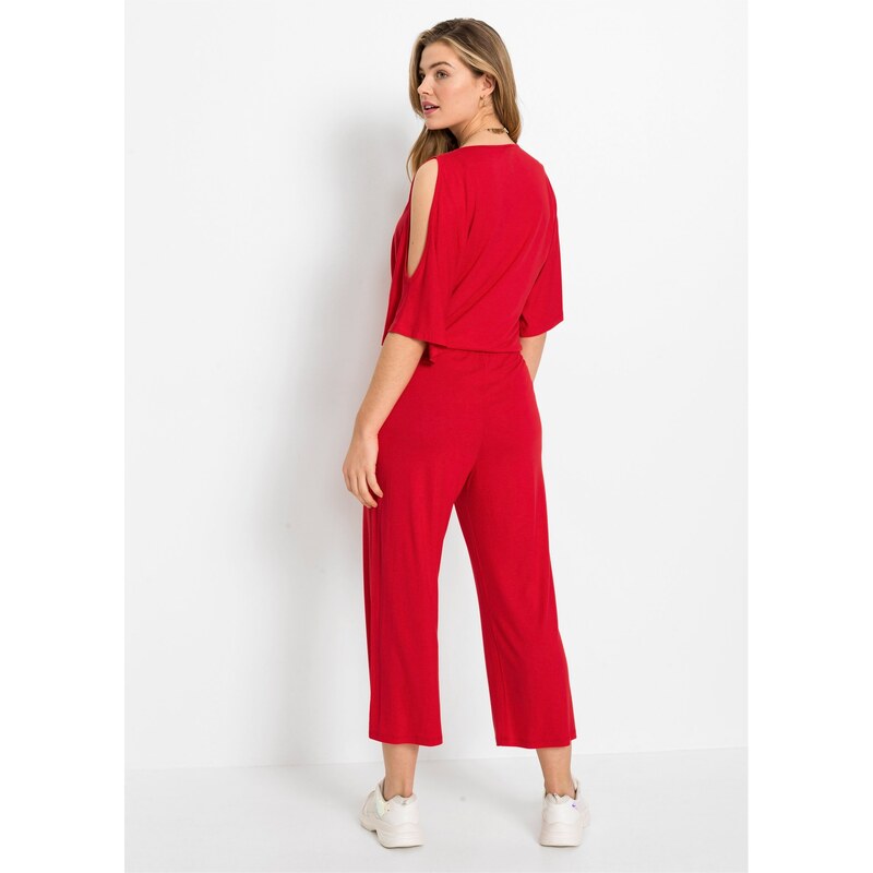 bonprix Jumpsuit Červená