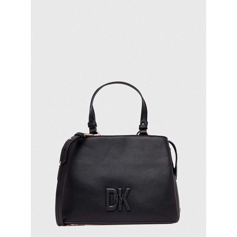 Kožená kabelka Dkny černá barva, R33DKY29