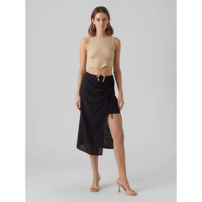 VERO MODA Top 'CAMMA' světle béžová