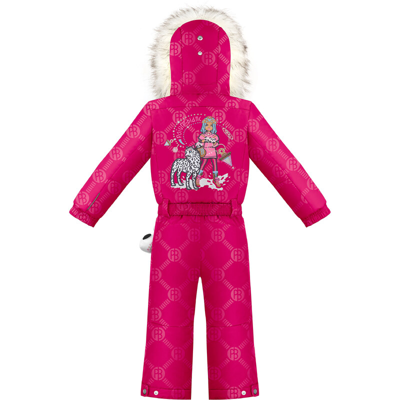 POIVRE BLANC W23-1030-BBGL/E SKI OVERALL EMBO MAGENTA PINK