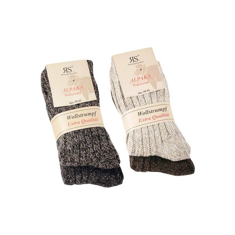 Super teplé vlněné ALPAKA ponožky RS mix barev 35-38