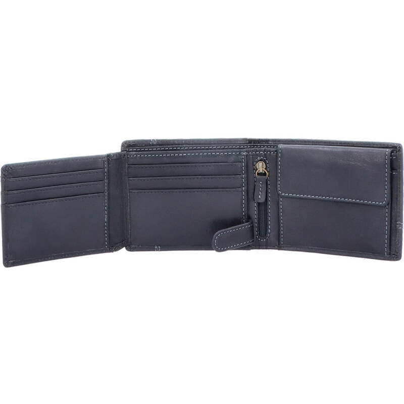 Pánská kožená peněženka Poyem černá 5231 Poyem C