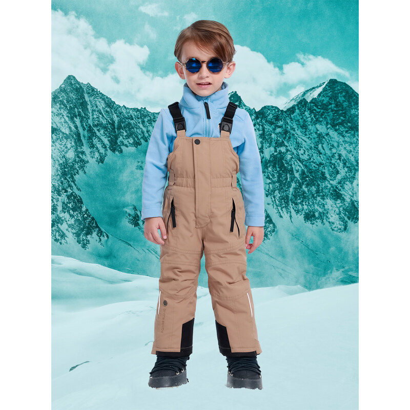Chlapecké lyžařské kalhoty Poivre Blanc W23-0924-BBBY Almond brown