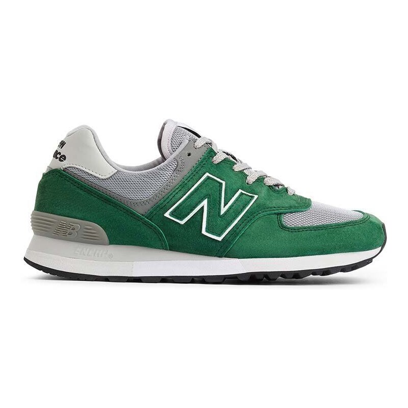 Sneakers boty New Balance Made in UK zelená barva, OU576GGK