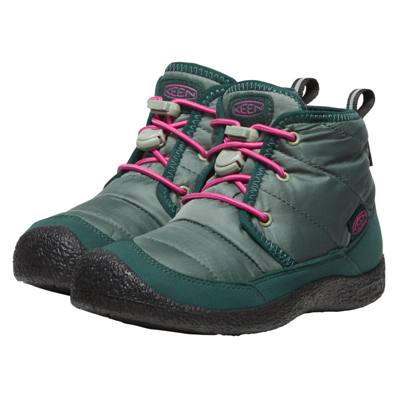 Keen HOWSER II CHUKKA WP YOUTH dark forest/fuchsia purple