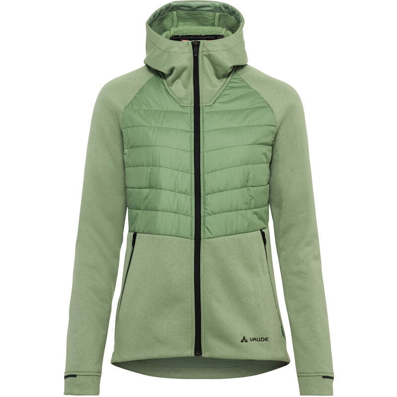 Vaude Comyou Fleece Jacket cyklistická fleecová bunda, dámská, zelená 112727076