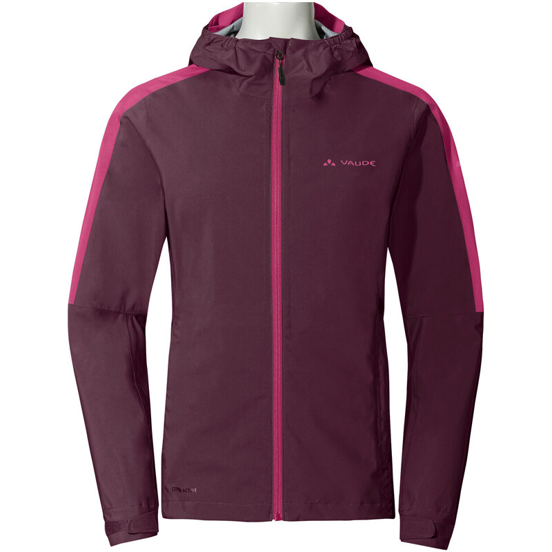 Vaude Moab Rain II cyklistická bunda, dámská, bordó Cassis