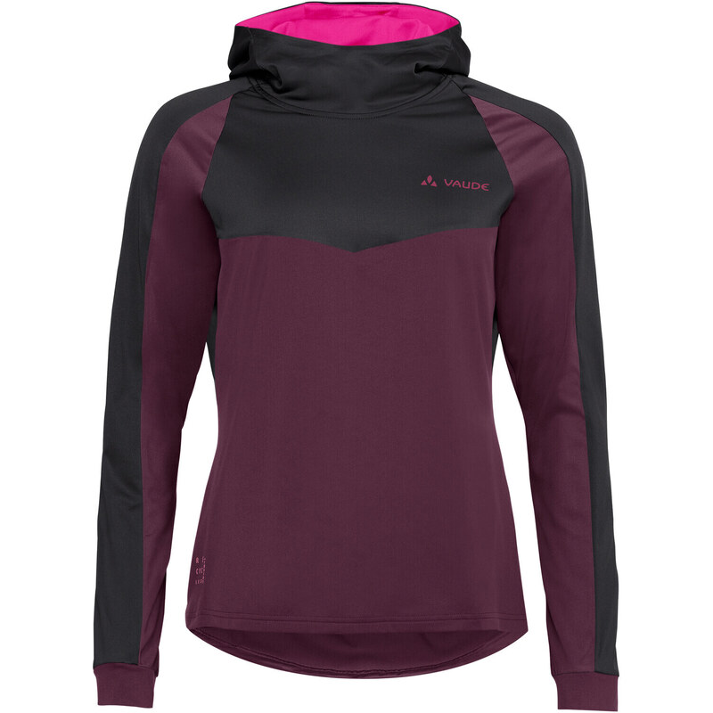 Vaude cyklistický dres Qimsa LS Shirt II, dámský, cassis 112727153