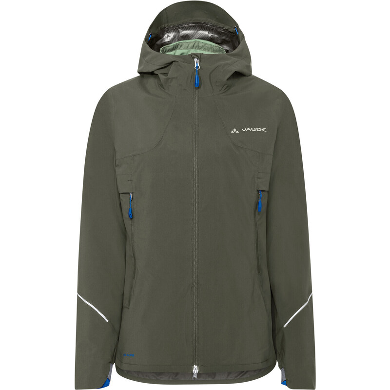Vaude Yaras 3in1 cyklistická bunda, dámská, kaki zelená 112727620