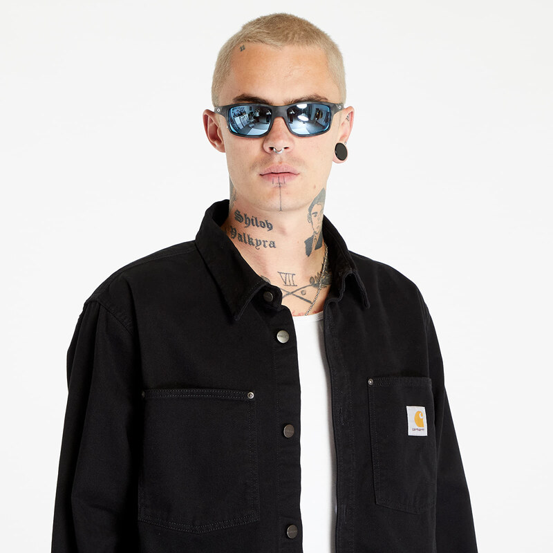 Pánská košile Carhartt WIP Derby Shirt Jac Black Rinsed