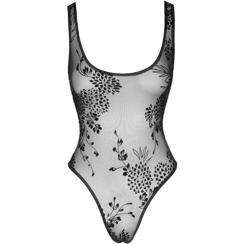 Noir Handmade Černé vzorované body F242