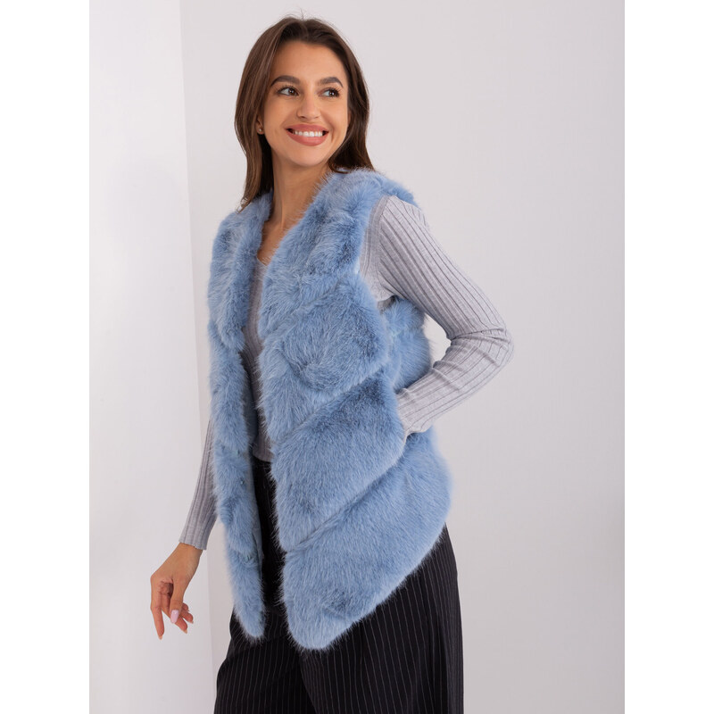 Wool Fashion Italia Vest-AT-KZ-2349.00P-blue
