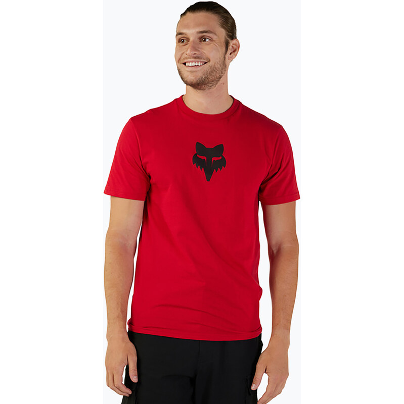 Pánské tričko Fox Racing Fox Head flame red