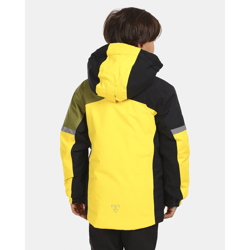 Chlapecká lyžařská bunda Kilpi FERDEN-JB žlutá