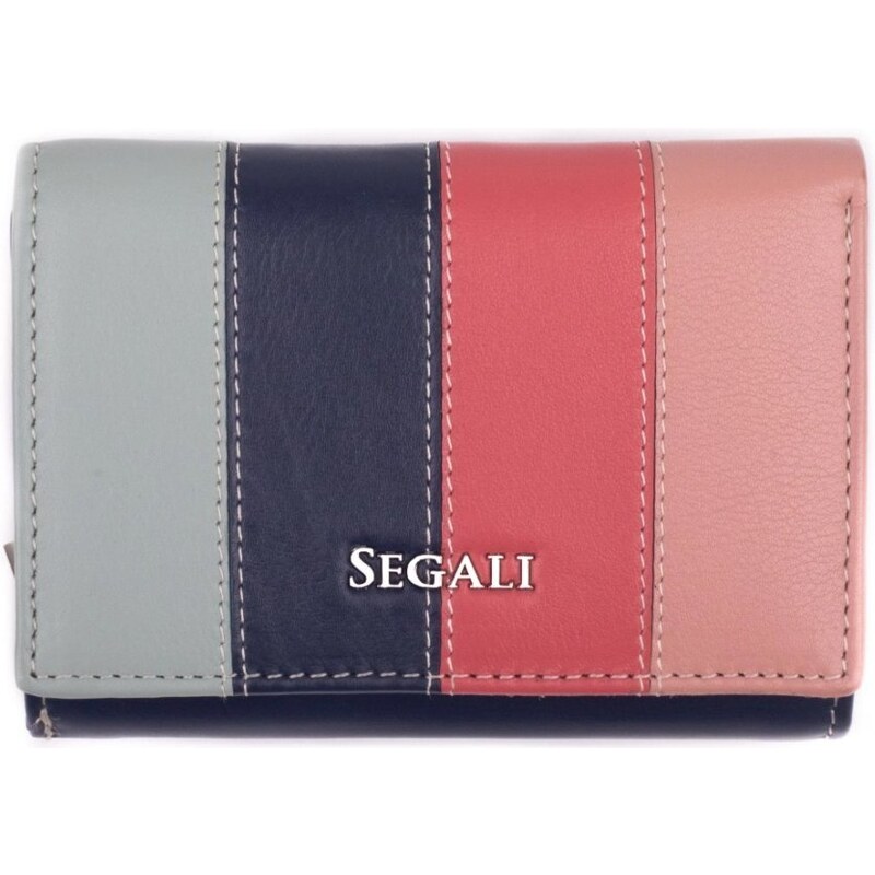 SEGALI Dámská kožená peněženka SG-27406 multi