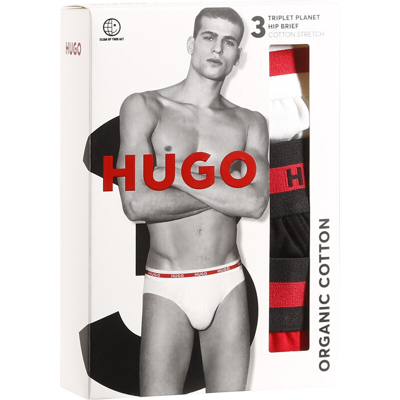 3PACK pánské slipy HUGO vícebarevné (50492378 621)