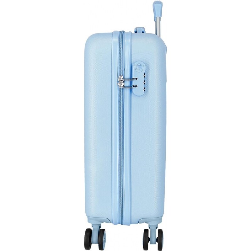JOUMMABAGS Cestovní kufr ABS Mickey have a good time, modrý 55 cm