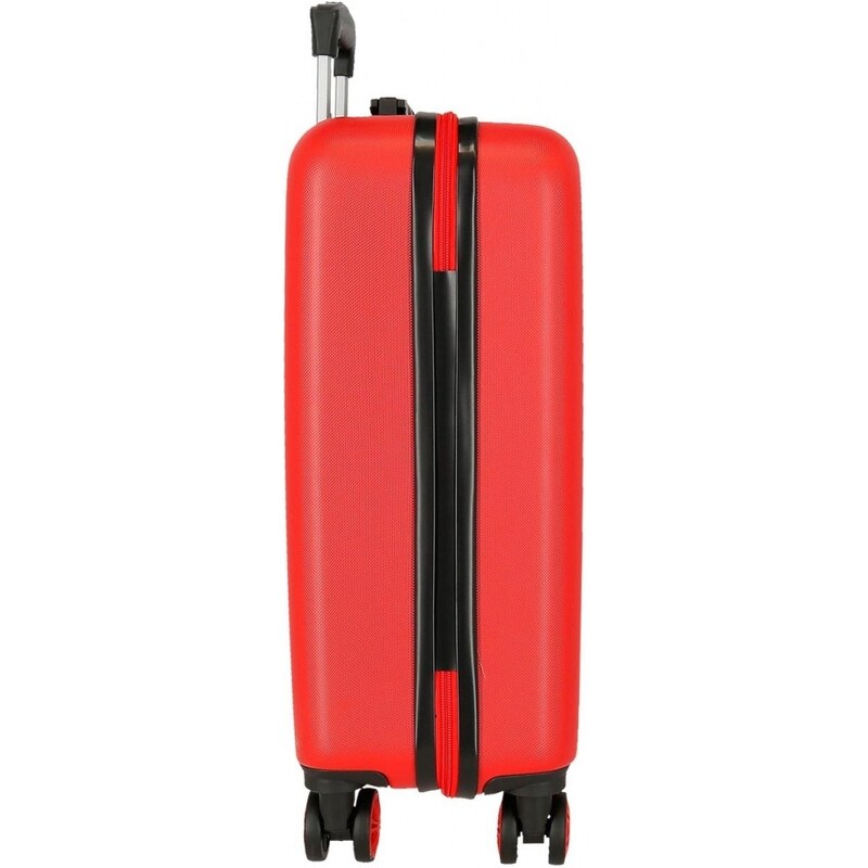 JOUMMABAGS Cestovní kufr ABS Mickey London, červený, 55 cm