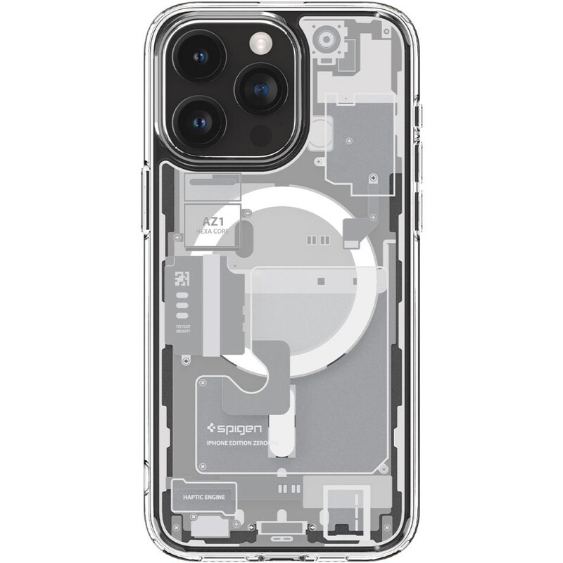 Ochranný kryt na iPhone 15 Pro - Spigen, Ultra Hybrid Mag Zero One White