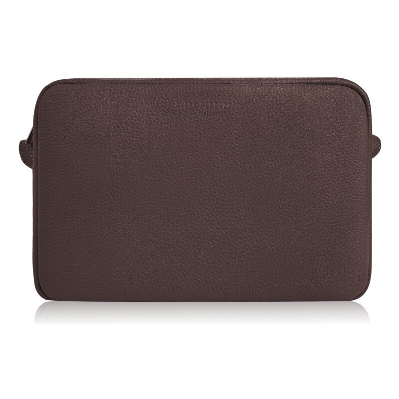 Dámská kožená crossbody Kabelky od Hraběnky; tmavě hnědá SKL