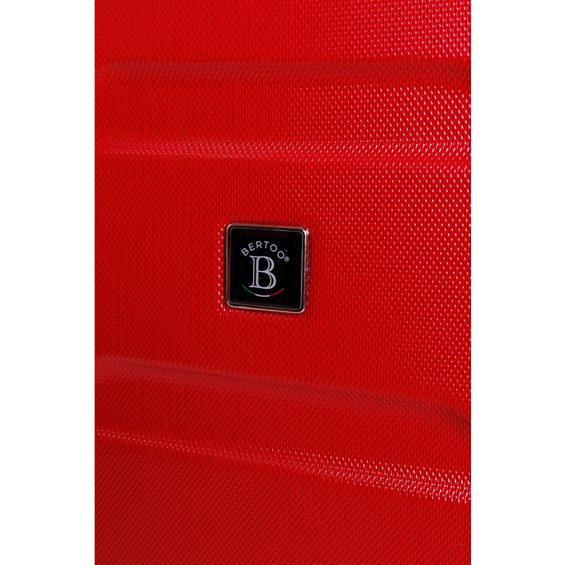 Cestovní kufr BERTOO Firenze - červený M