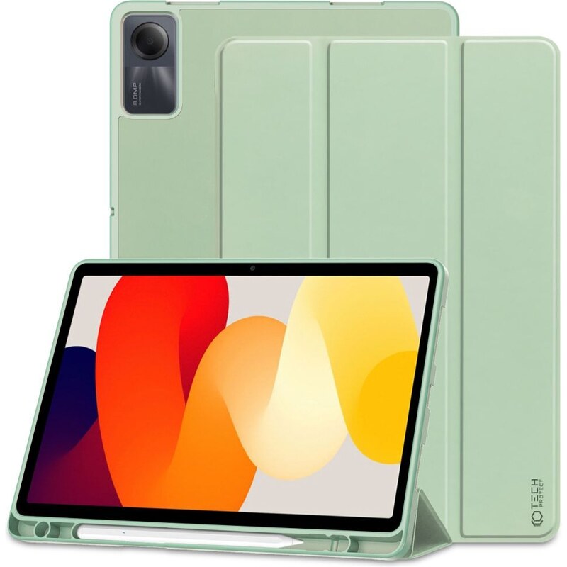 Pouzdro na Xiaomi Redmi Pad SE - Tech-Protect, Smartcase Pen Green