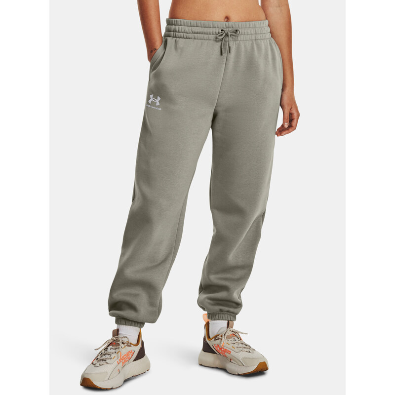 Under Armour Tepláky Essential Fleece Joggers-GRN - Dámské