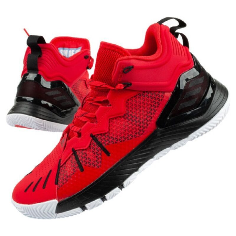 Pánské basketbalové boty Adidas Son Of Chi červené velikost 42.5