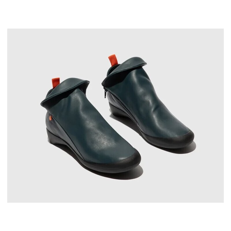 Zateplené kotníkové boty Softinos P900085610 zelená