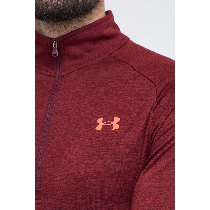 Tréninková mikina Under Armour Tech 2.0 vínová barva, 1328495