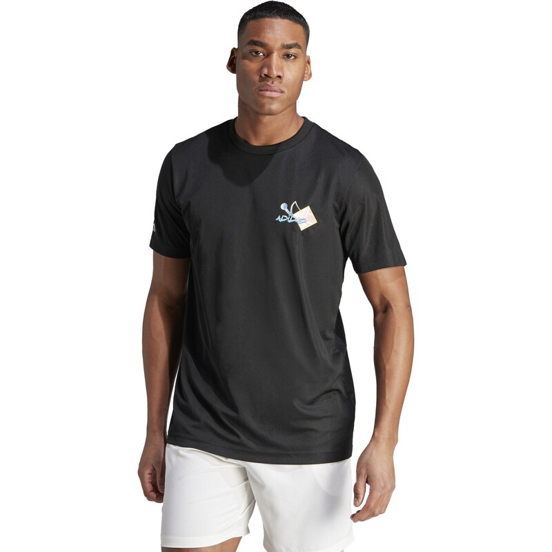 adidas Performance adidas Court Sport Graphic T-Shirt BLACK