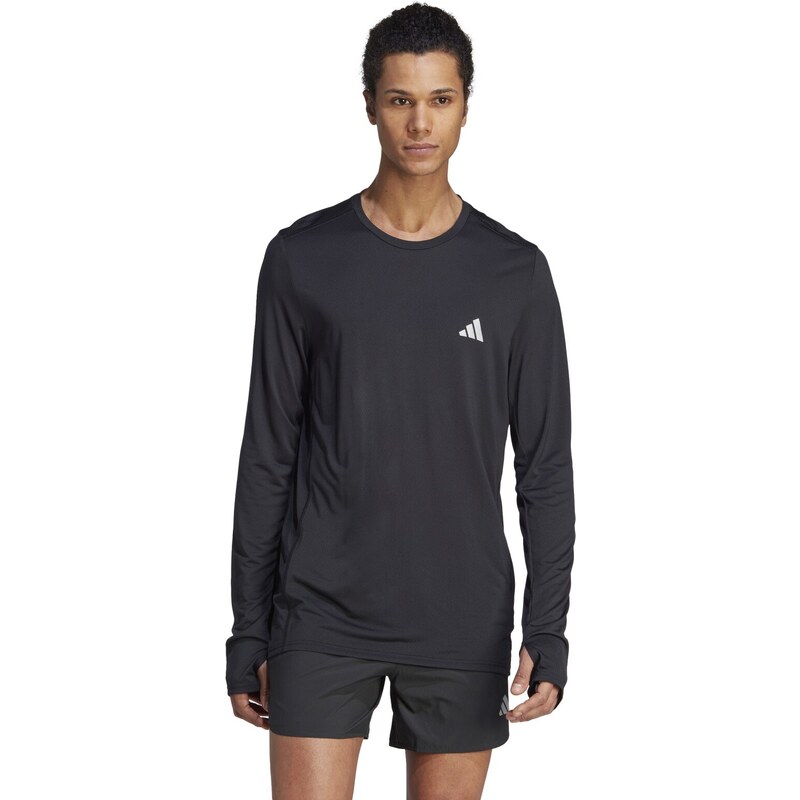 adidas Performance adidas Run It Long Sleeve Sweatshirt BLACK