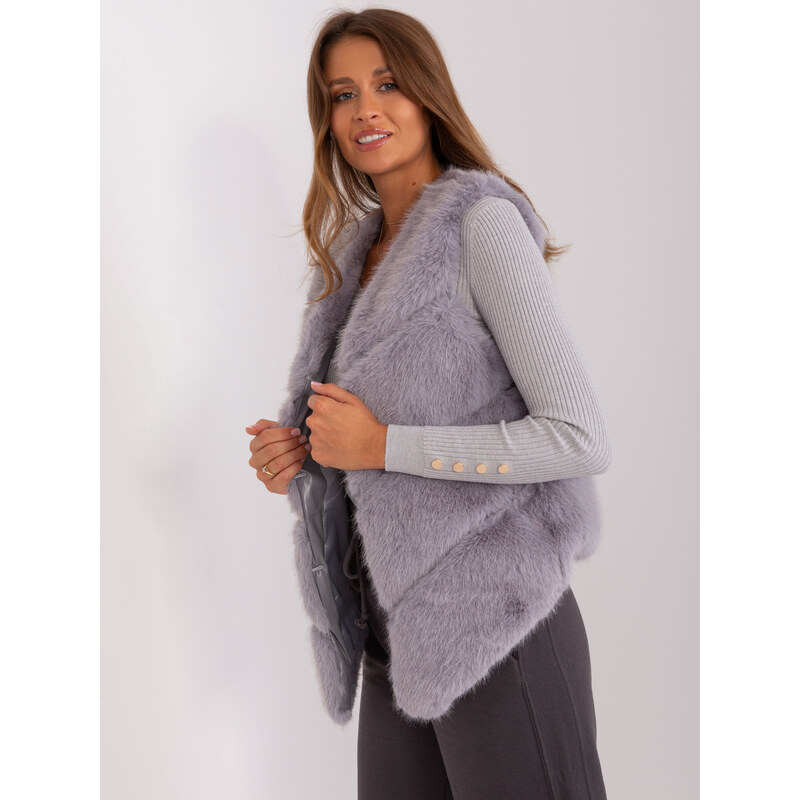 Wool Fashion Italia Vest-AT-KZ-2349.00P-grey 107005699