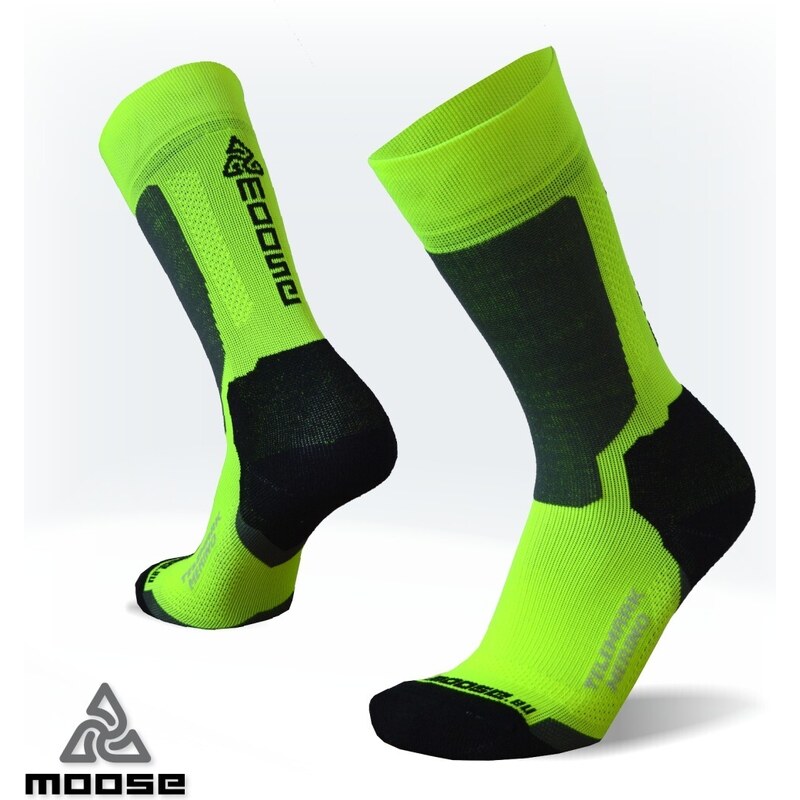 TELEMARK MERINO vlněné běžkařské ponožky Moose modrá XS