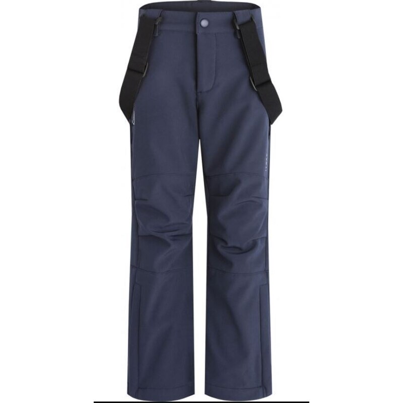 Loap (navržené v ČR, ušito v Asii) Dětské lyžařské softshellové kalhoty Loap Lovelo tmavě šedé