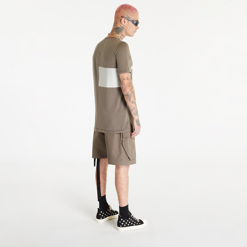 Rick Owens DRKSHDW Pánské tričko Rick Owens Level T-Shirt Dust/ Pearl