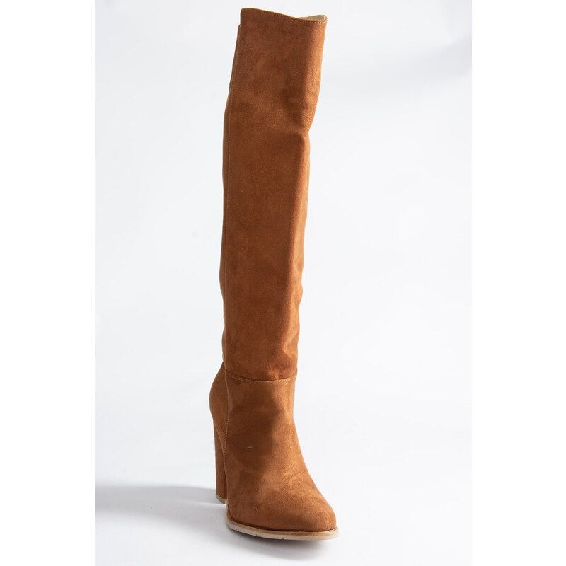 Fox Shoes Women's Tan Suede Boots