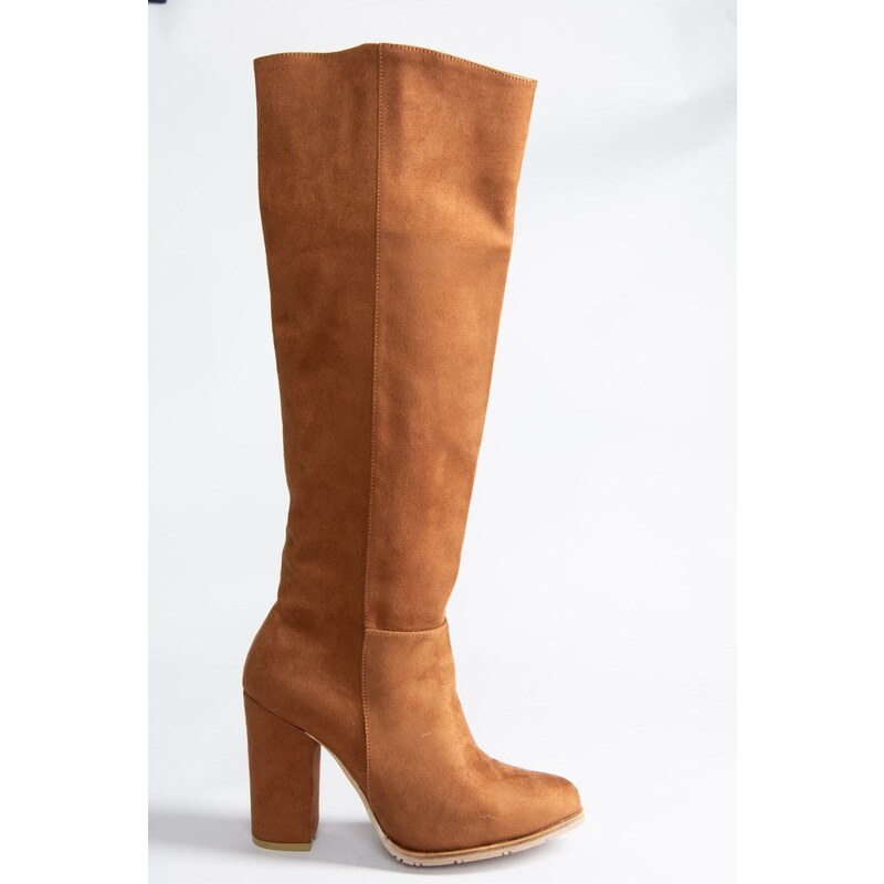 Fox Shoes Women's Tan Suede Boots