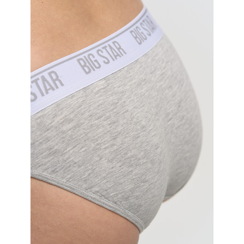 Big Star Woman's Panties Underwear 200155 Grey 901