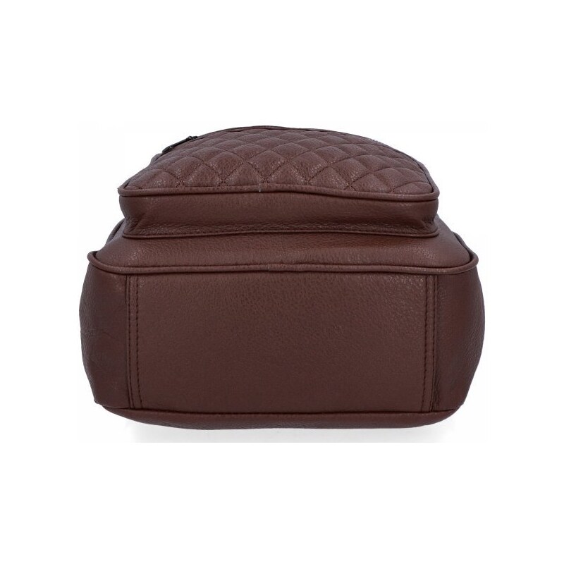 Dámská kabelka batůžek Herisson čokoládová 1402M322