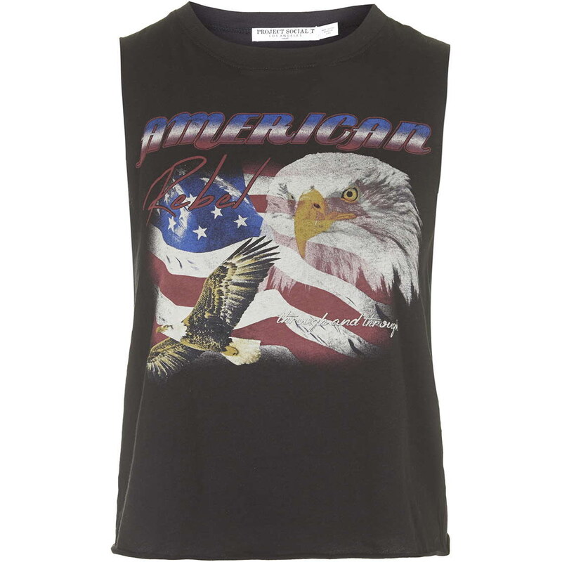 Topshop Eagle Rebel Tank Top By Project Social T