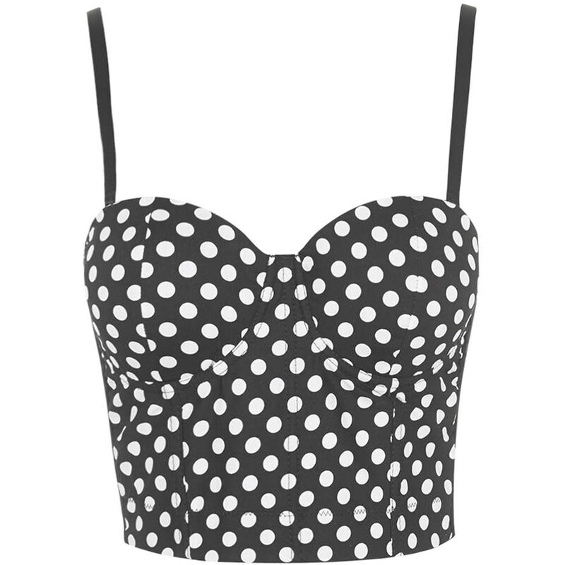 Topshop **Polka Dot Bustier by WYLDR