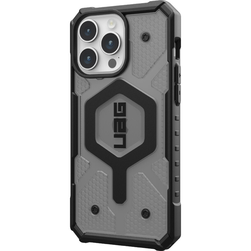 Urban Armor Gear Ochranný kryt na iPhone 15 Pro MAX - UAG, Pathfinder MagSafe Ash