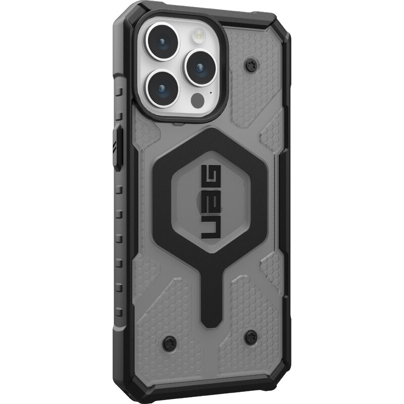 Urban Armor Gear Ochranný kryt na iPhone 15 Pro MAX - UAG, Pathfinder MagSafe Ash