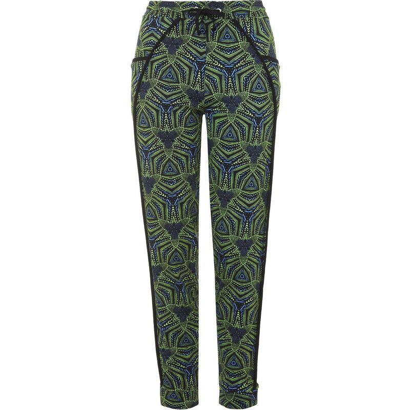 Topshop Tribal Print Jersey Trousers