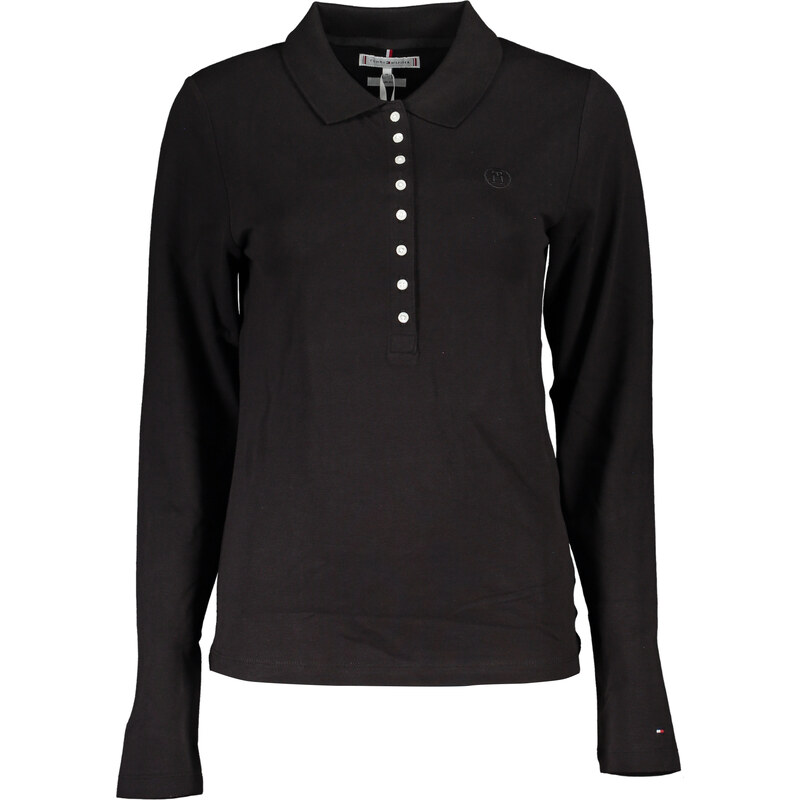 Tommy Hilfiger Dámské černé polokošile s dlouhým rukávem