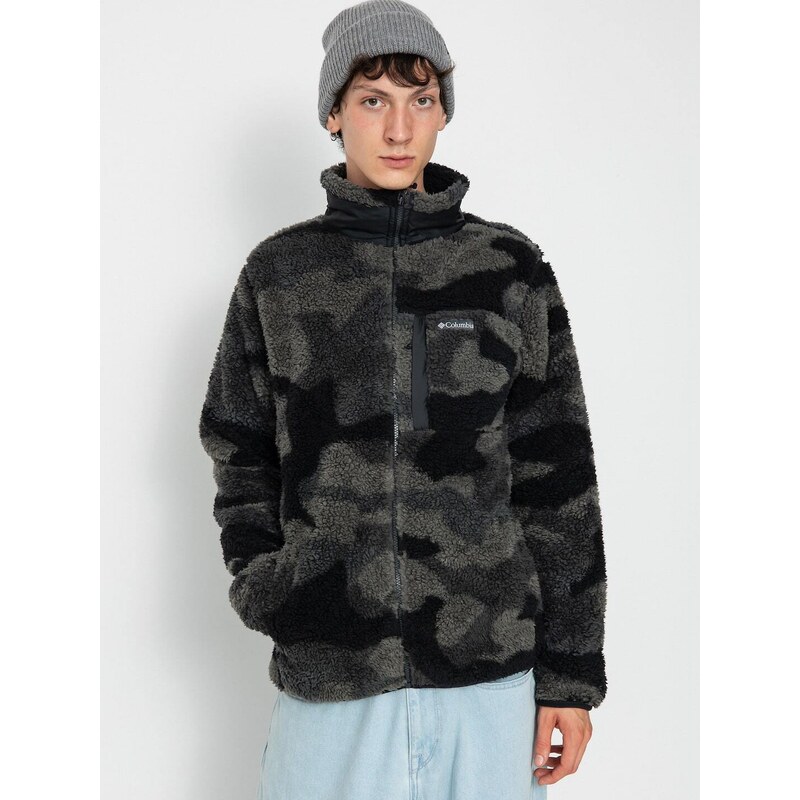 Columbia Winter Pass Print Fleece Full Zip (black mod camo)černá