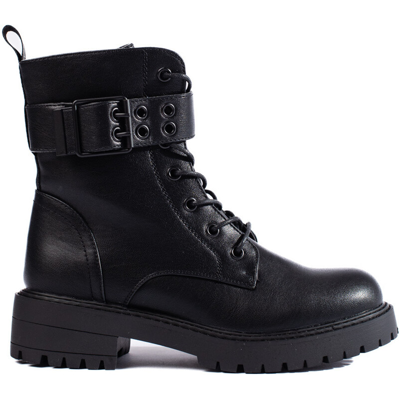 Women's workery Shelvt laced with eco leather