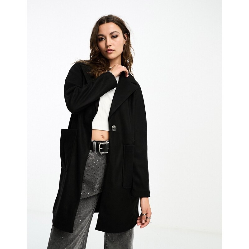 ONLY tailored coat in black 89665976